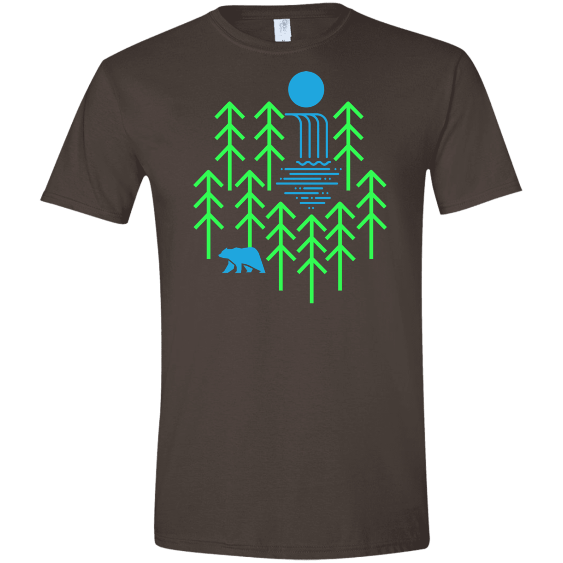 Waterfall Lake Men's Semi-Fitted Softstyle