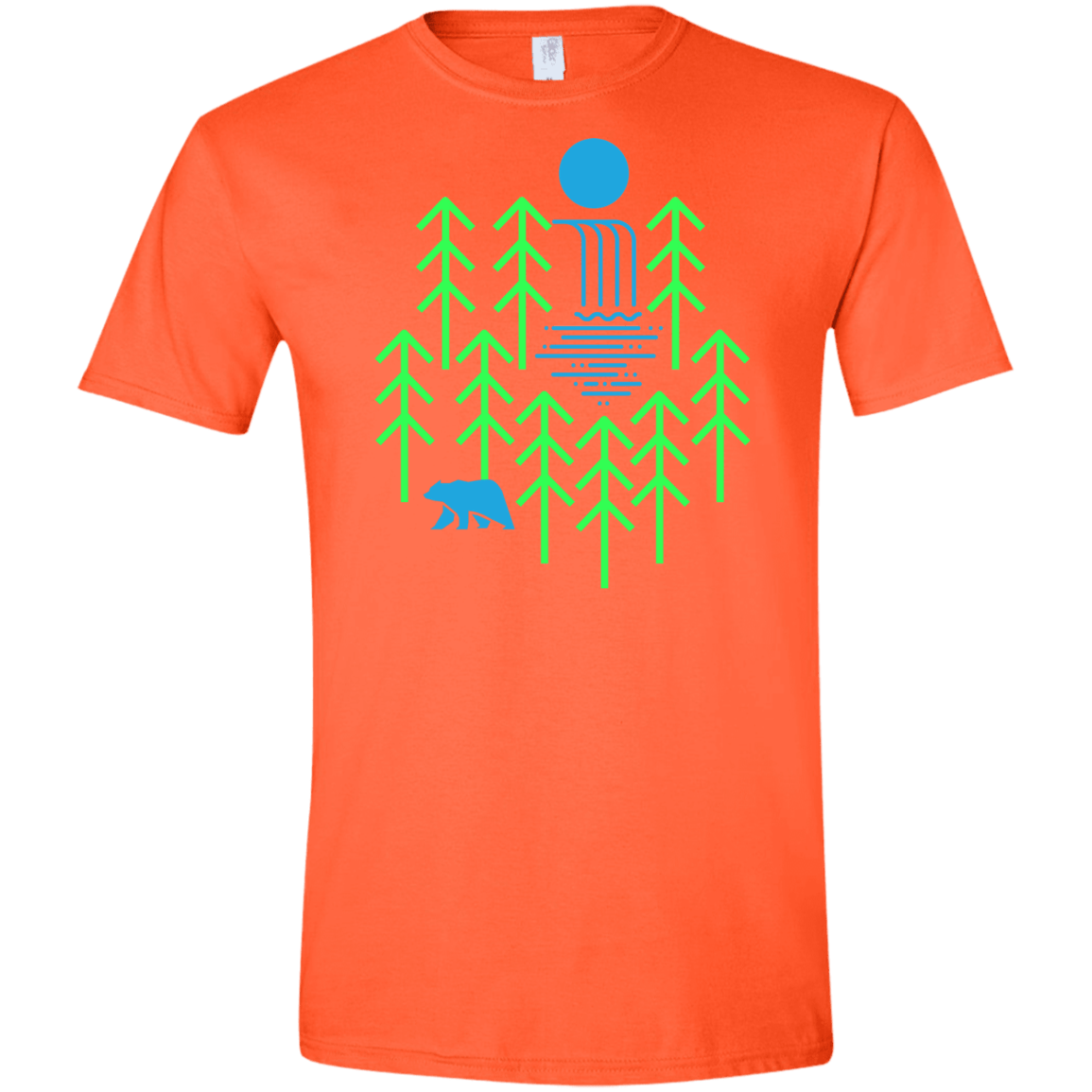 Waterfall Lake Men's Semi-Fitted Softstyle