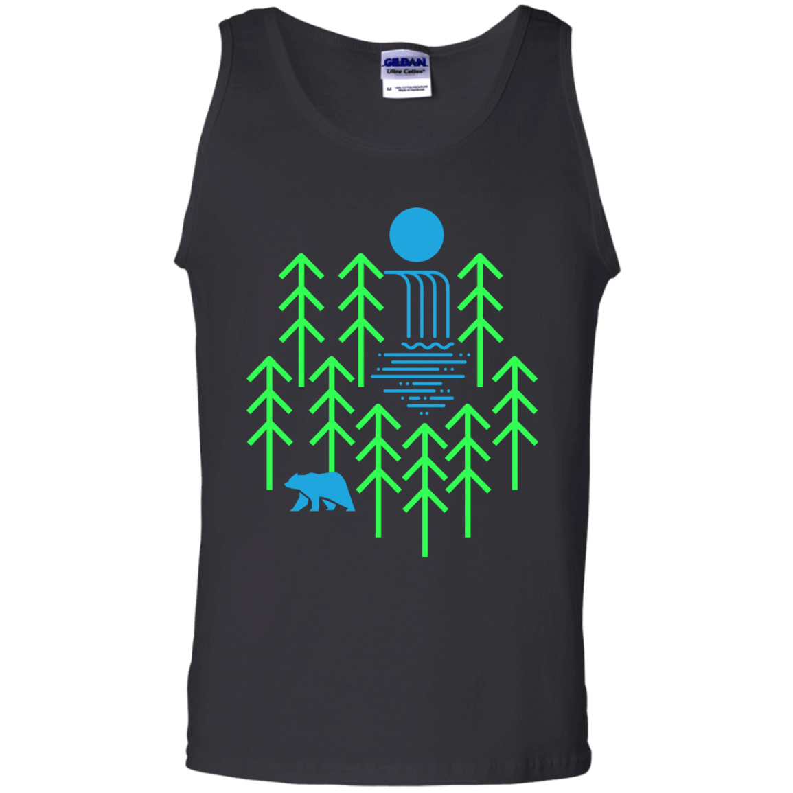 Waterfall Lake Men's Tank Top