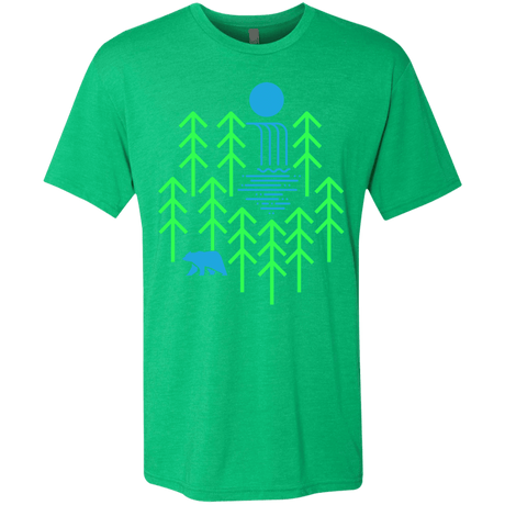 T-Shirts Envy / S Waterfall Lake Men's Triblend T-Shirt