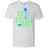 T-Shirts Heather White / S Waterfall Lake Men's Triblend T-Shirt