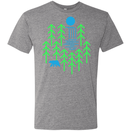 T-Shirts Premium Heather / S Waterfall Lake Men's Triblend T-Shirt