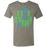 T-Shirts Venetian Grey / S Waterfall Lake Men's Triblend T-Shirt