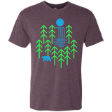 T-Shirts Vintage Purple / S Waterfall Lake Men's Triblend T-Shirt