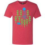 T-Shirts Vintage Red / S Waterfall Lake Men's Triblend T-Shirt