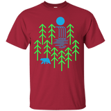 T-Shirts Cardinal / S Waterfall Lake T-Shirt