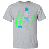 T-Shirts Sport Grey / S Waterfall Lake T-Shirt