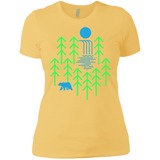 T-Shirts Banana Cream/ / X-Small Waterfall Lake Women's Premium T-Shirt
