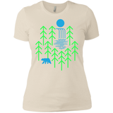 T-Shirts Ivory/ / X-Small Waterfall Lake Women's Premium T-Shirt