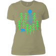 T-Shirts Light Olive / X-Small Waterfall Lake Women's Premium T-Shirt