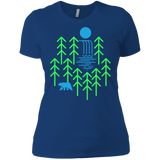 T-Shirts Royal / X-Small Waterfall Lake Women's Premium T-Shirt