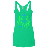 Waterfall Lake Women's Triblend Racerback Tank