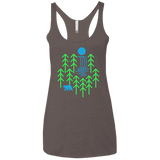 Waterfall Lake Women's Triblend Racerback Tank