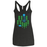 Waterfall Lake Women's Triblend Racerback Tank