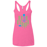 Waterfall Lake Women's Triblend Racerback Tank