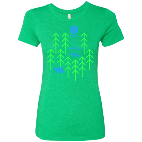 T-Shirts Envy / S Waterfall Lake Women's Triblend T-Shirt