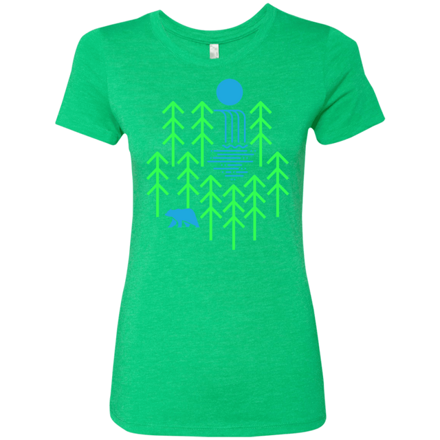 T-Shirts Envy / S Waterfall Lake Women's Triblend T-Shirt