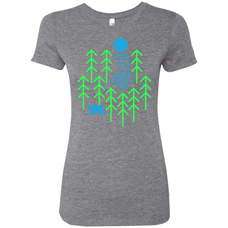 T-Shirts Premium Heather / S Waterfall Lake Women's Triblend T-Shirt