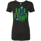 T-Shirts Vintage Black / S Waterfall Lake Women's Triblend T-Shirt