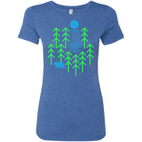 T-Shirts Vintage Royal / S Waterfall Lake Women's Triblend T-Shirt