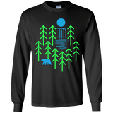 Waterfall Lake Youth Long Sleeve T-Shirt