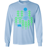Waterfall Lake Youth Long Sleeve T-Shirt