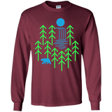 Waterfall Lake Youth Long Sleeve T-Shirt