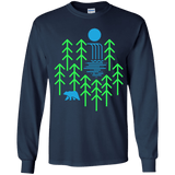 Waterfall Lake Youth Long Sleeve T-Shirt