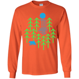 Waterfall Lake Youth Long Sleeve T-Shirt