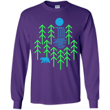 Waterfall Lake Youth Long Sleeve T-Shirt