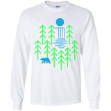 Waterfall Lake Youth Long Sleeve T-Shirt