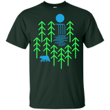T-Shirts Forest / YXS Waterfall Lake Youth T-Shirt
