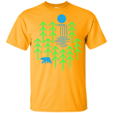 T-Shirts Gold / YXS Waterfall Lake Youth T-Shirt