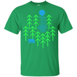 T-Shirts Irish Green / YXS Waterfall Lake Youth T-Shirt