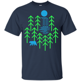 T-Shirts Navy / YXS Waterfall Lake Youth T-Shirt