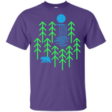 T-Shirts Purple / YXS Waterfall Lake Youth T-Shirt
