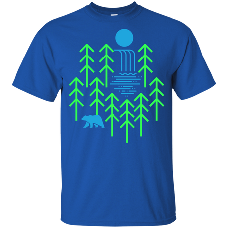 T-Shirts Royal / YXS Waterfall Lake Youth T-Shirt