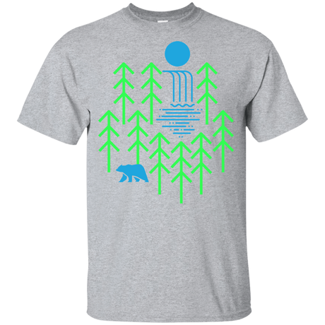 T-Shirts Sport Grey / YXS Waterfall Lake Youth T-Shirt