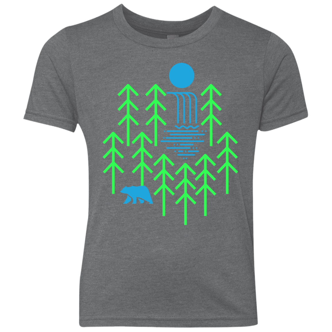 Waterfall Lake Youth Triblend T-Shirt