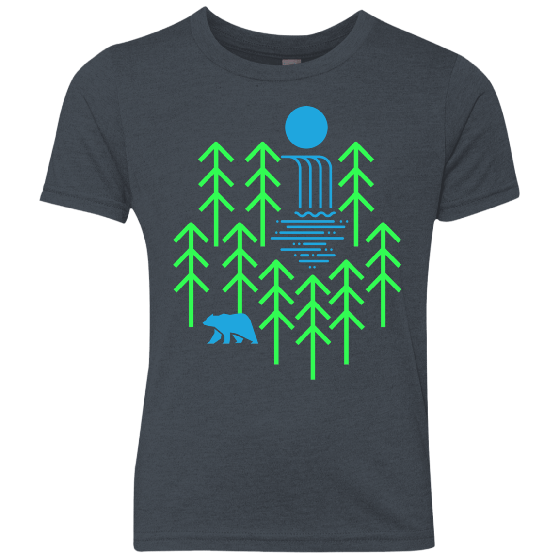 Waterfall Lake Youth Triblend T-Shirt