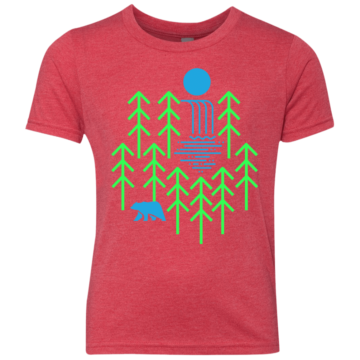 Waterfall Lake Youth Triblend T-Shirt