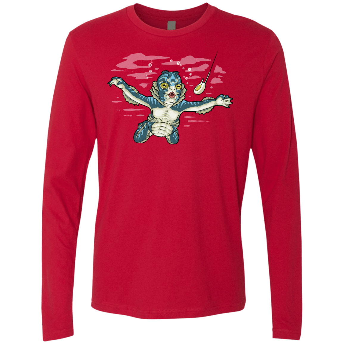 T-Shirts Red / S Watermind Men's Premium Long Sleeve