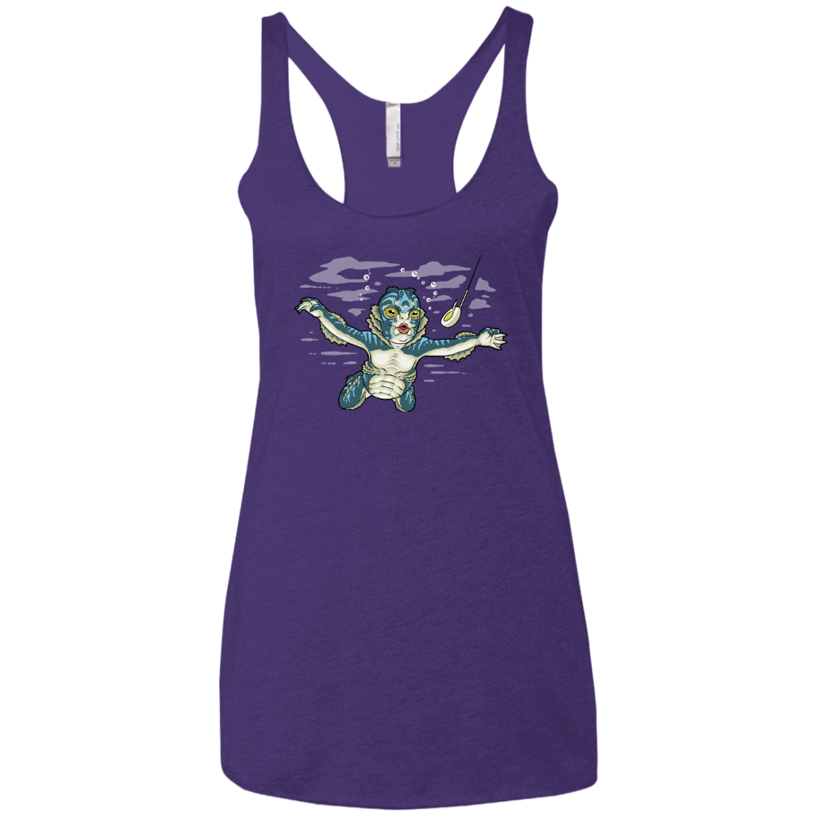 T-Shirts Purple Rush / X-Small Watermind Women's Triblend Racerback Tank