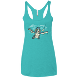 T-Shirts Tahiti Blue / X-Small Watermind Women's Triblend Racerback Tank