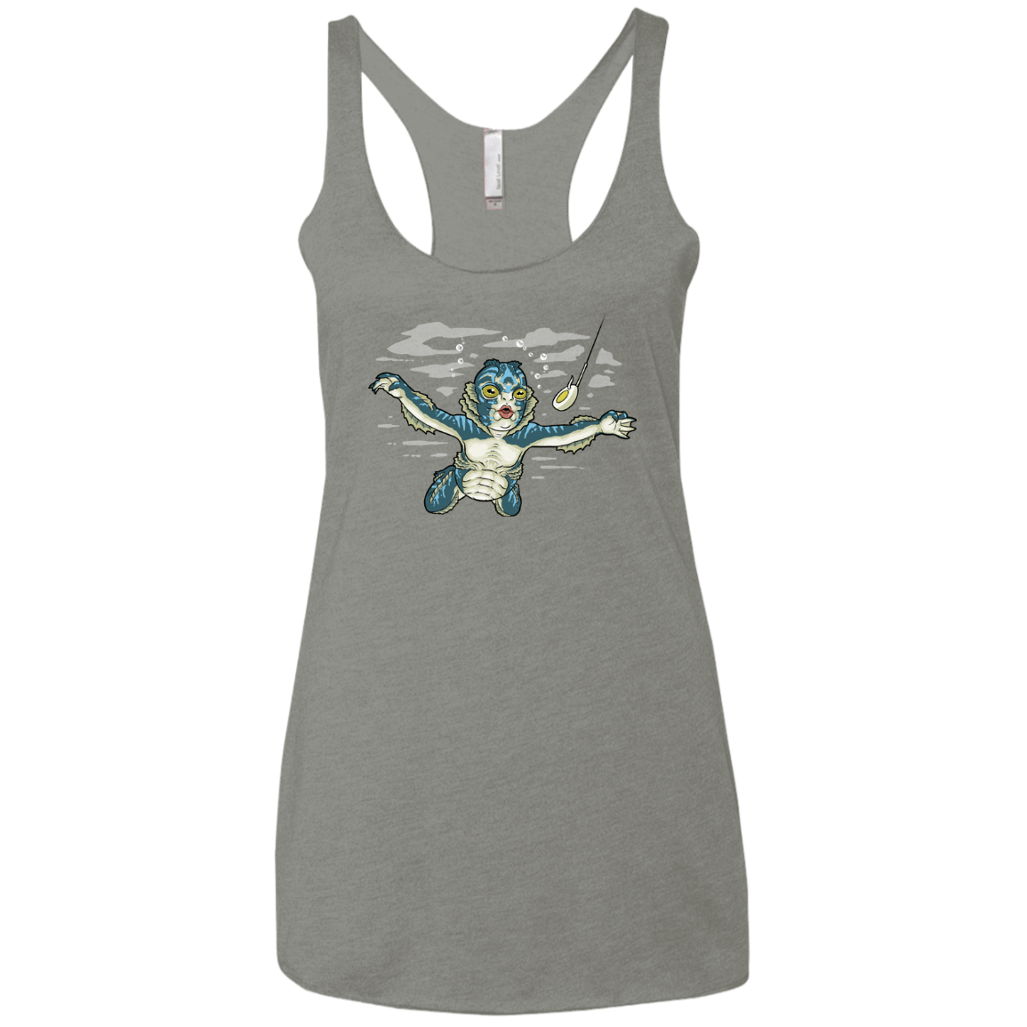 T-Shirts Venetian Grey / X-Small Watermind Women's Triblend Racerback Tank