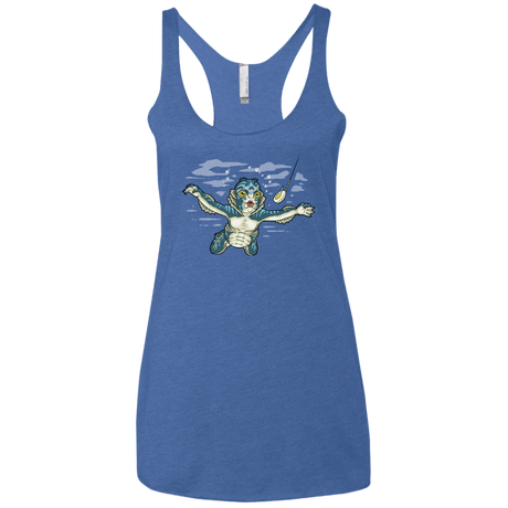 T-Shirts Vintage Royal / X-Small Watermind Women's Triblend Racerback Tank