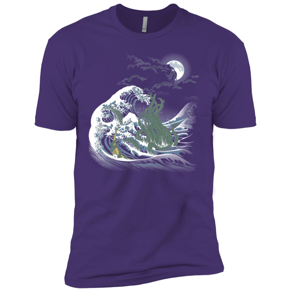 T-Shirts Purple / X-Small Wave Of R'lyeh Men's Premium T-Shirt