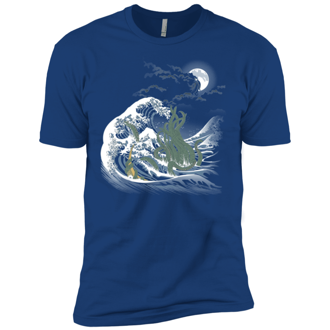 T-Shirts Royal / X-Small Wave Of R'lyeh Men's Premium T-Shirt