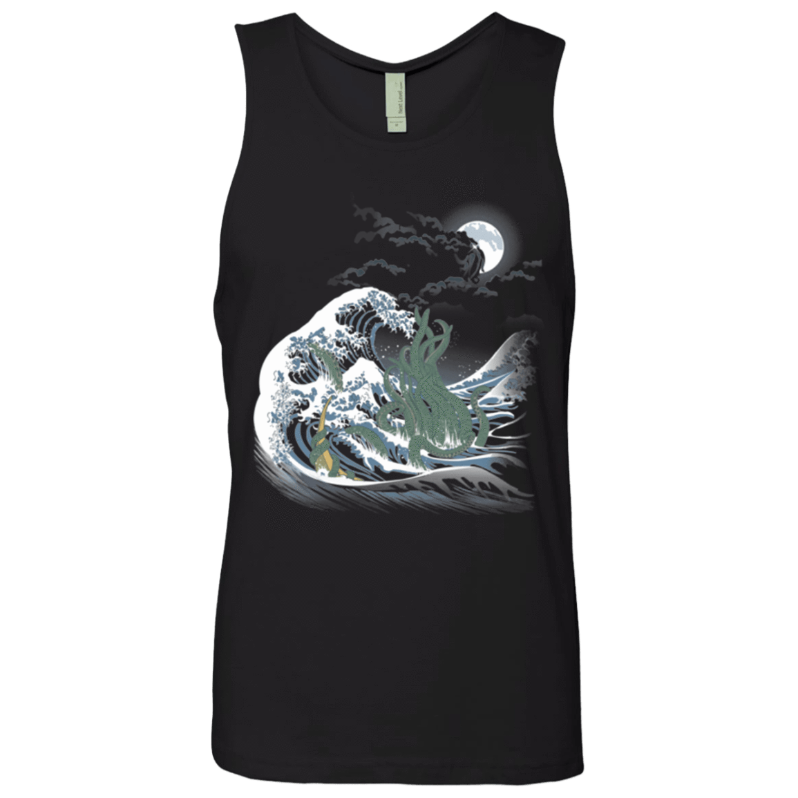 T-Shirts Black / Small Wave Of R'lyeh Men's Premium Tank Top