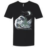 T-Shirts Black / X-Small Wave Of R'lyeh Men's Premium V-Neck